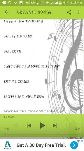 ERIC DONALDSON-100  SONGS & LYRICS screenshot 4