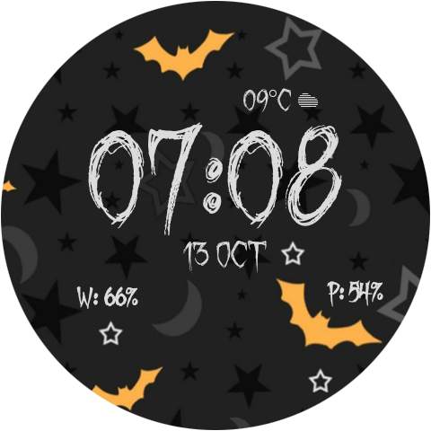 Watch Face - Halloween Spooky screenshot 27