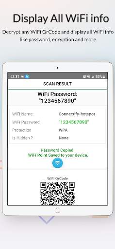 WiFi QrCode Password scanner screenshot 6