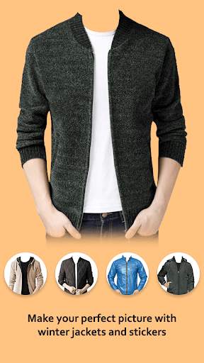 Man Winter Jacket Photo Editor screenshot 3