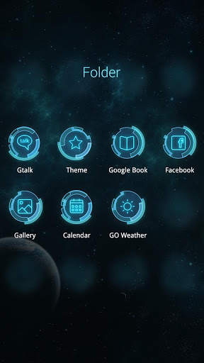 Nucleus GO Launcher Theme screenshot 6