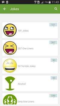 6000 Funny One Liner Jokes App screenshot 2
