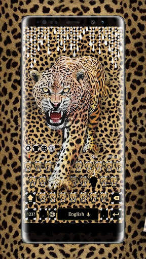 sexy leopard print cheetah diamond keyboard screenshot 1