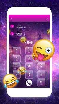Galaxy Unicorn Phone Contact Dialer Theme screenshot 1