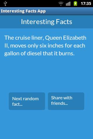 Interesting & Funny Facts App screenshot 1