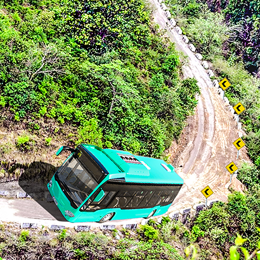 Offroad Mountains Bus Driving Simulator:Coach Game icon