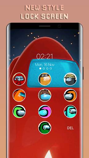 Lock Screen For Among Us & Wallpapers 11 تصوير الشاشة