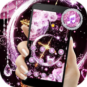 Pink Black Moon Diamond Sailor Theme icon