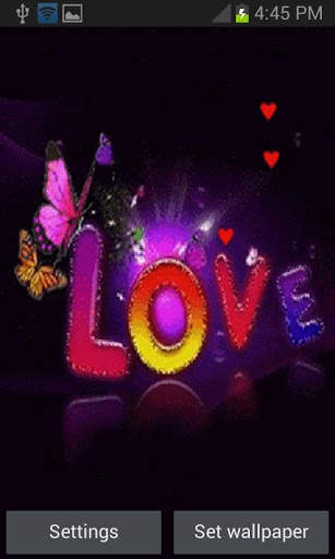 Multicolor Love Live Wallpaper 1 تصوير الشاشة