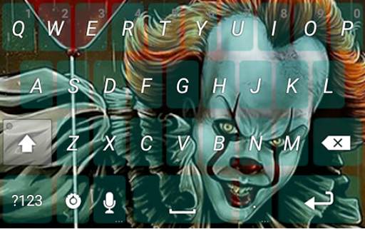 Bad Clown Pennywise Keyboard Themes HD स्क्रीनशॉट 4