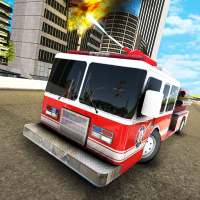 Fire Engine City Rescue: Firefighter Truck Games icon