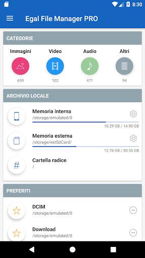 Egal File Manager screenshot 1