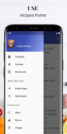Dessert recipes free app offline with photo. screenshot 4