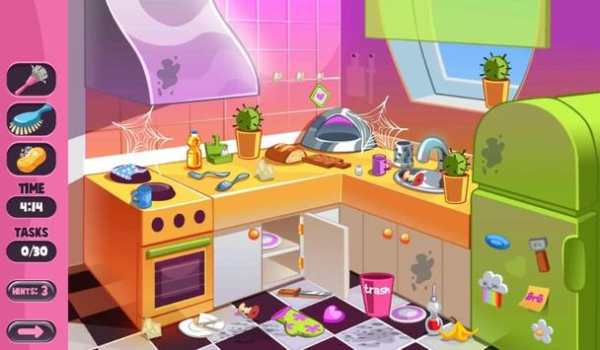 Baby Doll House Cleaning Princess Room Game screenshot 4
