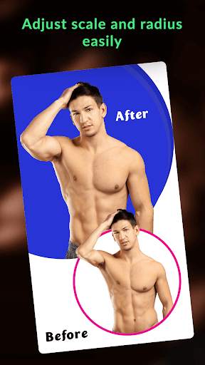 Man Muscle Enhancer - Retouch Body Shape स्क्रीनशॉट 6