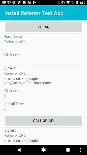 Install Referrer Test App screenshot 1