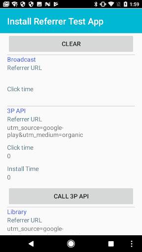 Install Referrer Test App screenshot 1