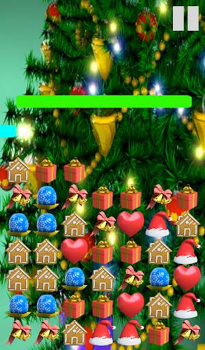 Christmas Match Crush Three game screenshot 1