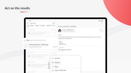 Search across Zoho- Zia Search screenshot 12