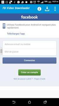 Video Downloader por Facebook screenshot 1
