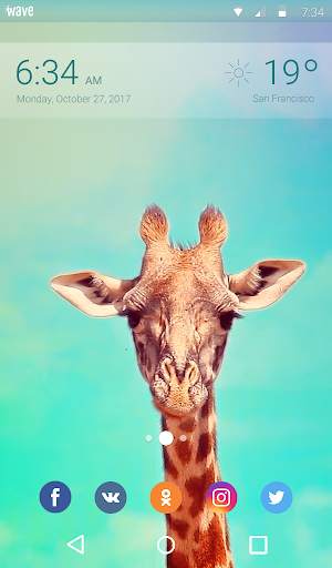 Giraffe Animated Keyboard   Li screenshot 6