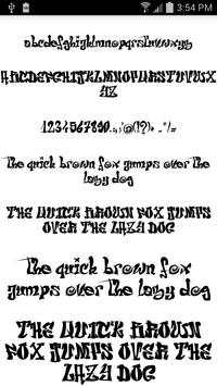 Fonts for FlipFont Tattoo screenshot 7