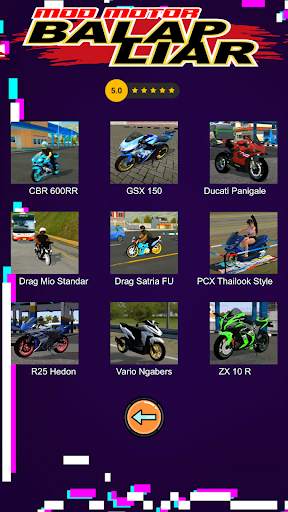 Mod Motor Balap Liar screenshot 6
