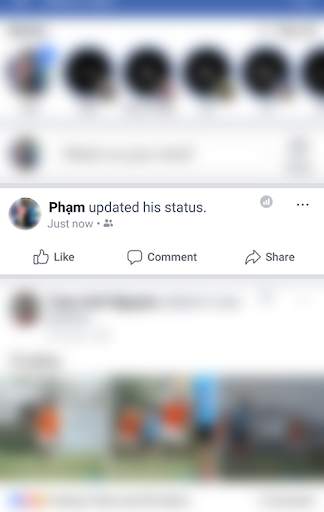 Blank Status for Facebook screenshot 1