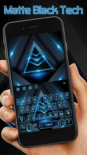 Matte Black Tech Keyboard screenshot 1