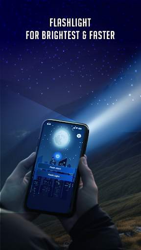 Flashlight on Call & Sms App screenshot 1