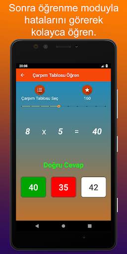 Çarpım Tablosu Ezberleme ve Matematik Oyunu screenshot 3