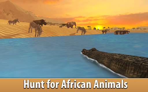 African Crocodile Simulator 3D screenshot 2