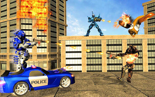 US Police Robot War Multi Robot Transformation screenshot 2