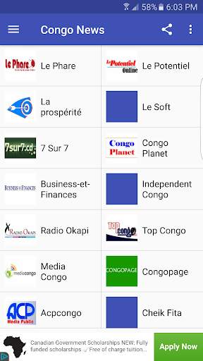 Congo News screenshot 1