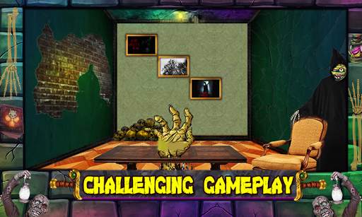 Free New Escape Games 56-Horror Puzzle Room Escape screenshot 3