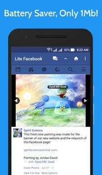 Lite for Facebook - Fast & Secure screenshot 5