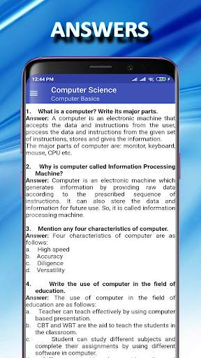 Computer Science Class 9 Solution | Class 9 Books screenshot 2