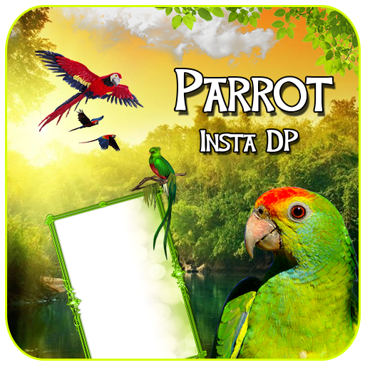 Parrot Insta DP Maker – Love Birds иконка