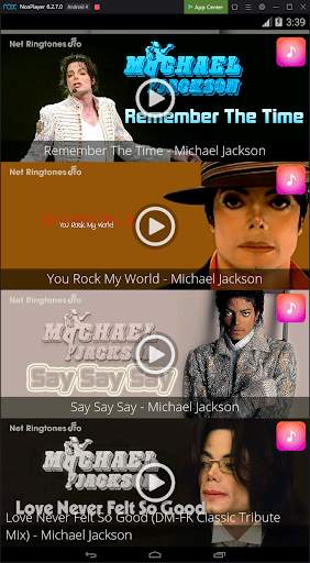 Michael Jackson Free Ringtones screenshot 3