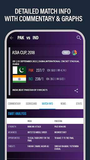 Dream Team Live Cricket Score screenshot 3