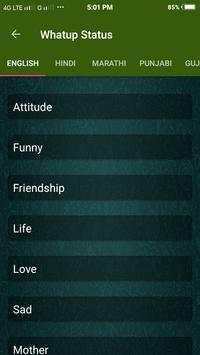 Latest Whatsapp status screenshot 1