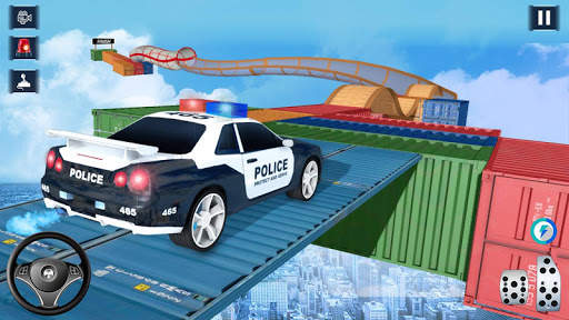 US Police Stunt Car Challenge: Impossible Tracks screenshot 5