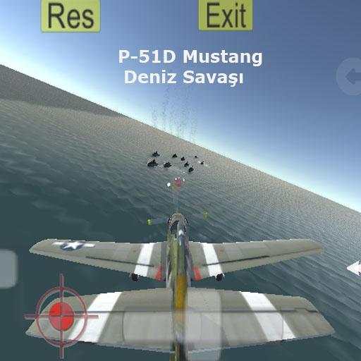 P-51D Sim Deniz Savaşı screenshot 1