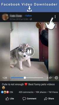 Video Downloader for Facebook App - No Watermark screenshot 1