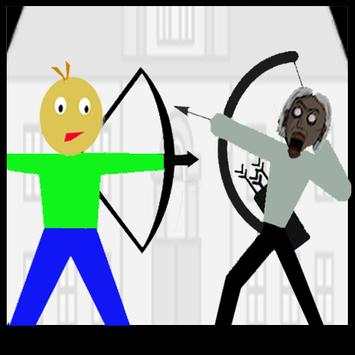 Granny Archer vs Stickman baldi скриншот 3