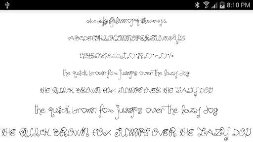 Hearts Fonts Message Maker screenshot 4
