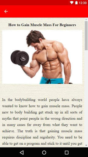 How to Gain Muscle screenshot 4