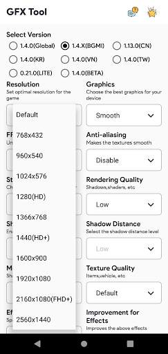 GFX tools for PUBG & BGMI (No ads) स्क्रीनशॉट 4