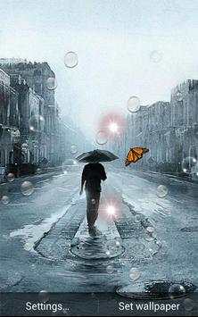 Rain Live Wallpaper 4 تصوير الشاشة