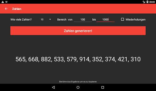 Randomizer  Zufallsgenerator - der Entscheider screenshot 10